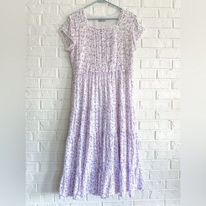 Mountain Aire Boutique Lavender flower Cotton dress